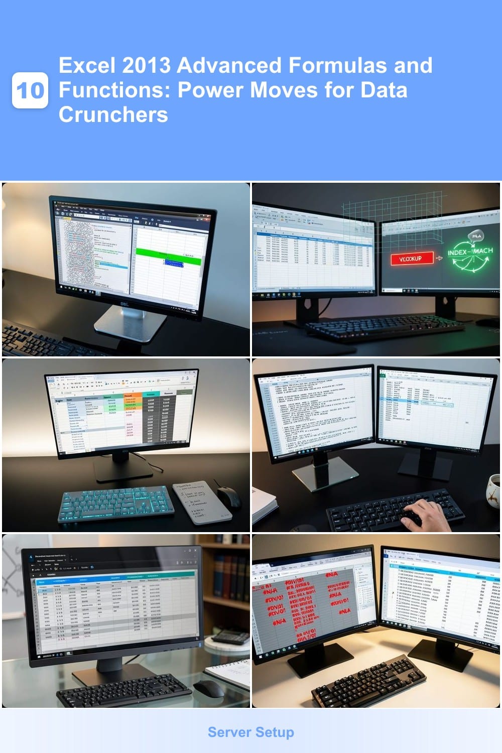 10 Excel 2013 Advanced Formulas and Functions: Power Moves for Data Crunchers