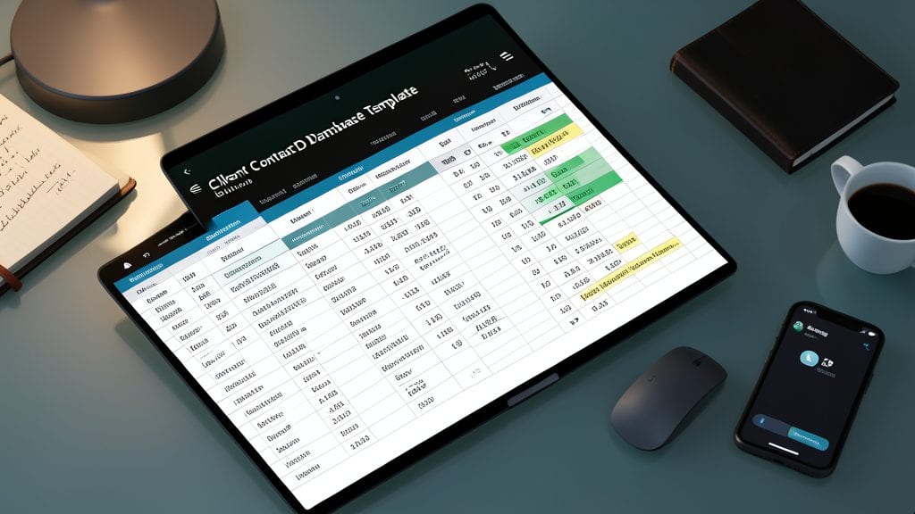 Client Contact Database Template