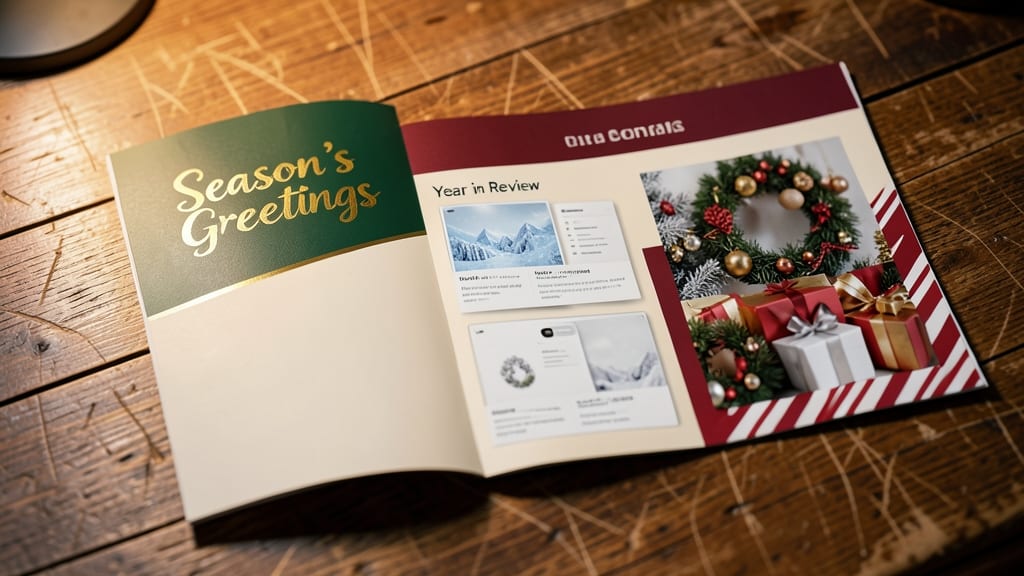 Personalized Holiday Newsletter Design
