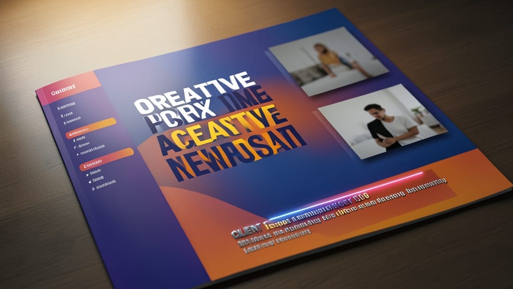Creative Agency Newsletter Layout