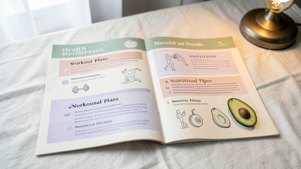 Health and Wellness Newsletter Layout