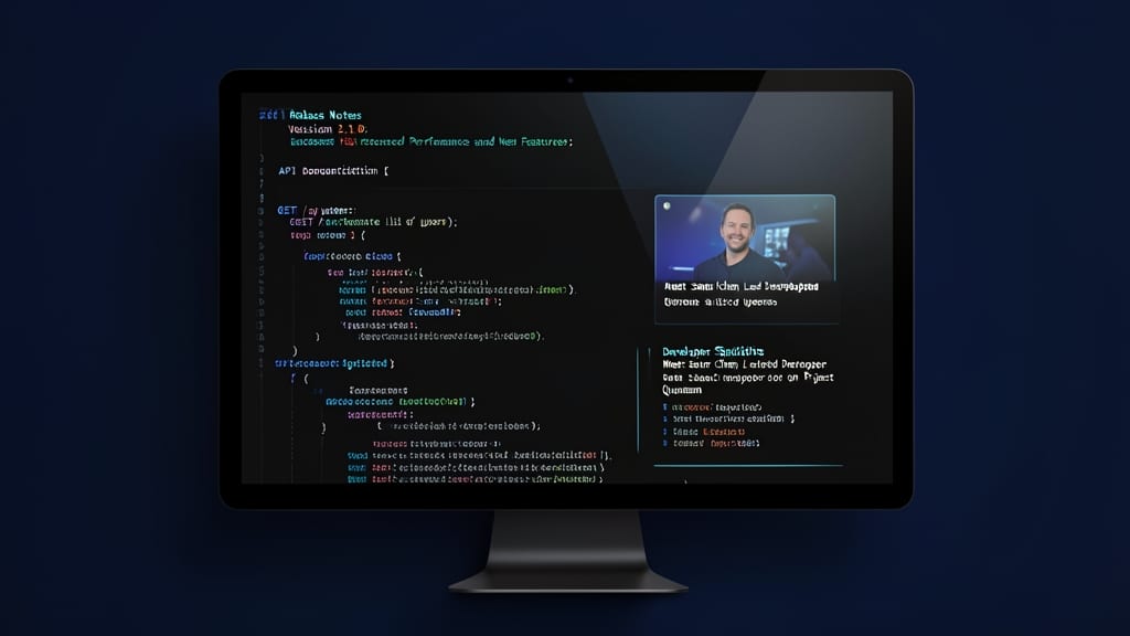 Tech Company Product Update Template