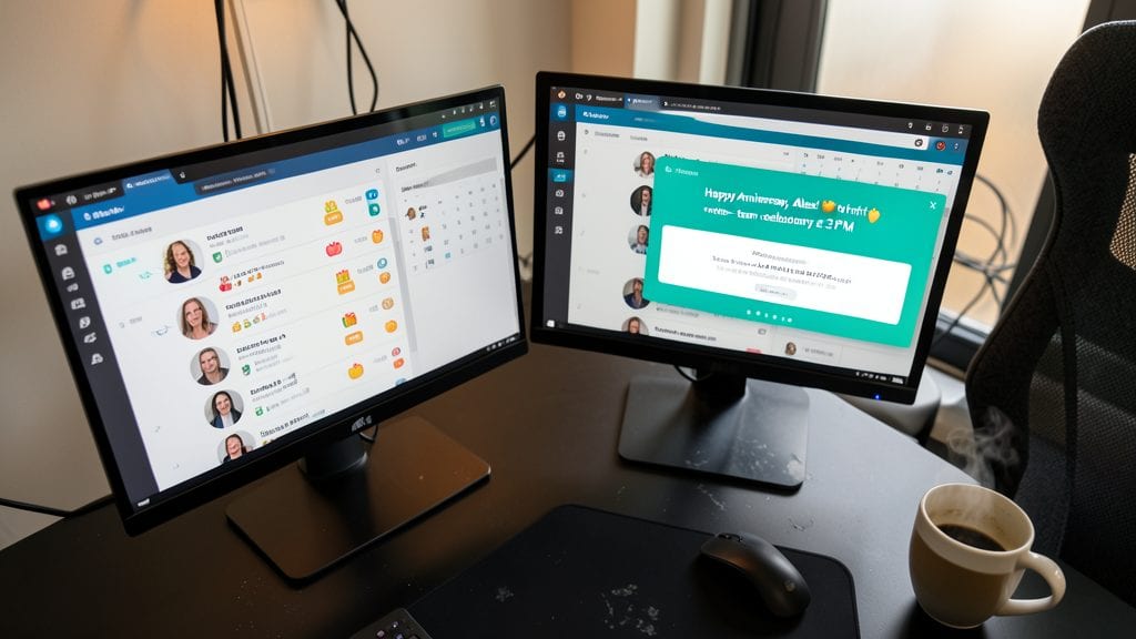 Personalized Birthday And Work Anniversary Notifications