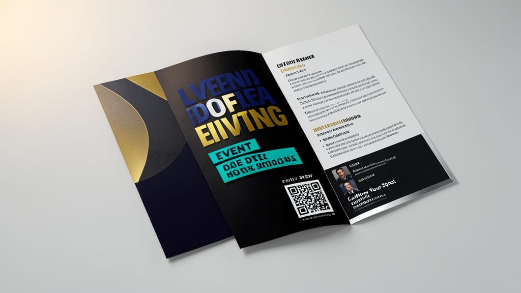 Event Promotion Tri Fold Flyer Template