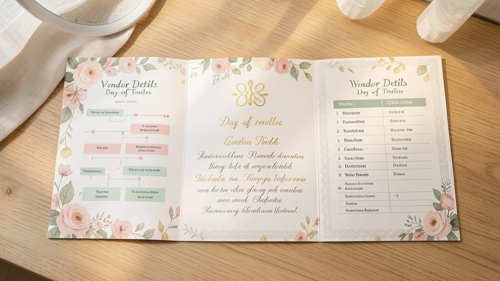 Wedding Planning Tri Fold Guide