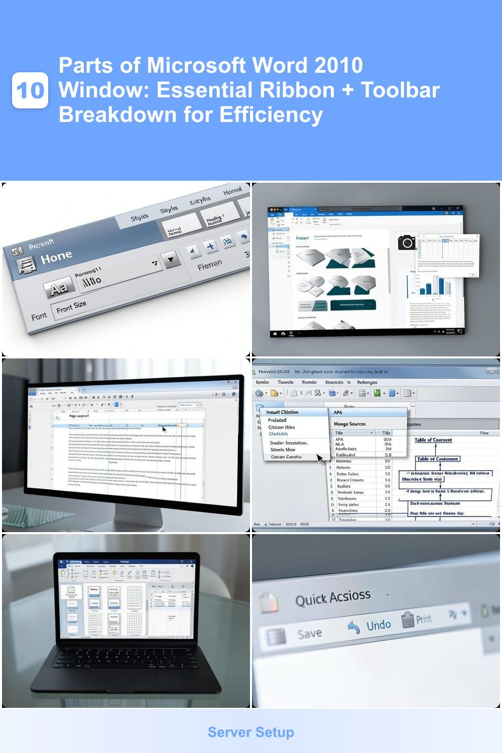 10 Parts of Microsoft Word 2010 Window: Essential Ribbon & Toolbar Breakdown for Efficiency