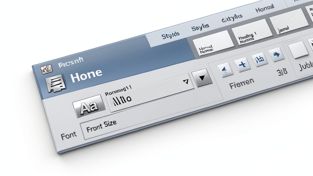 Home Tab for Basic Formatting
