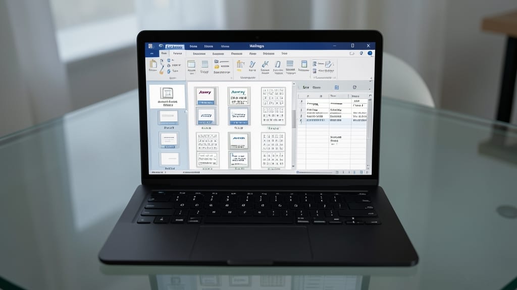 Mailings Tab for Envelopes and Labels