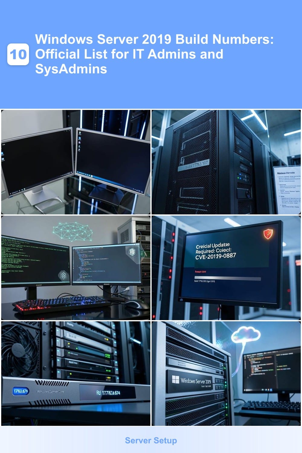 10 Windows Server 2019 Build Numbers: Official List for IT Admins and SysAdmins